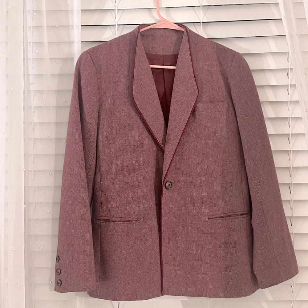 Vintage maroon blazer